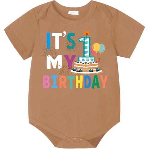 Wosixima Baby Boy 1st Birthday Bowtie Outfit TopHappy Birthday Clothes