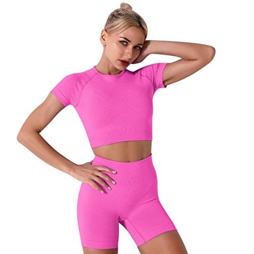 IDOPIP Women's Workout Set: Yoga Outfit + Sports Bra + Leggings