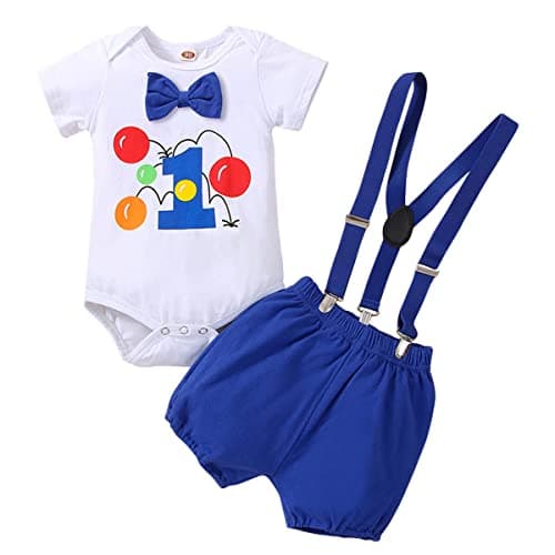Baby Boys Space Birthday Cake Smash Outfit