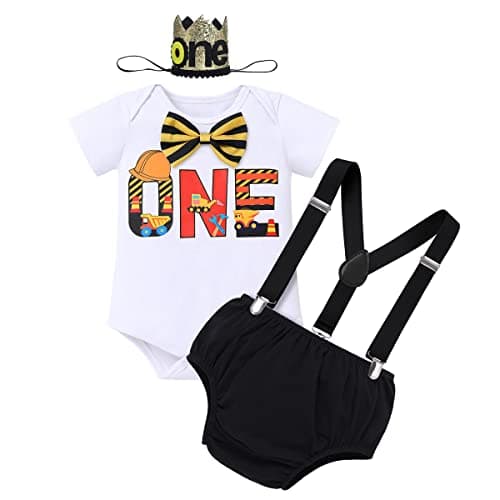 Baby Boy Cake Smash Outfit 1st Birthday Basketball Clothes Set