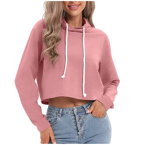 Women's Cropped Hoodie Sweatshirt for Rave Music Festivals
