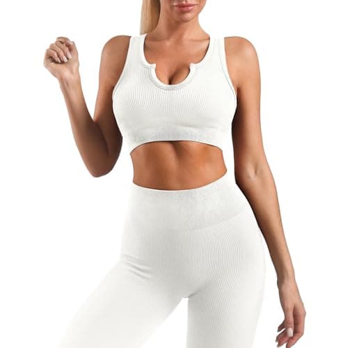 Lingdu Women's Yoga Outfits 2 piece Set