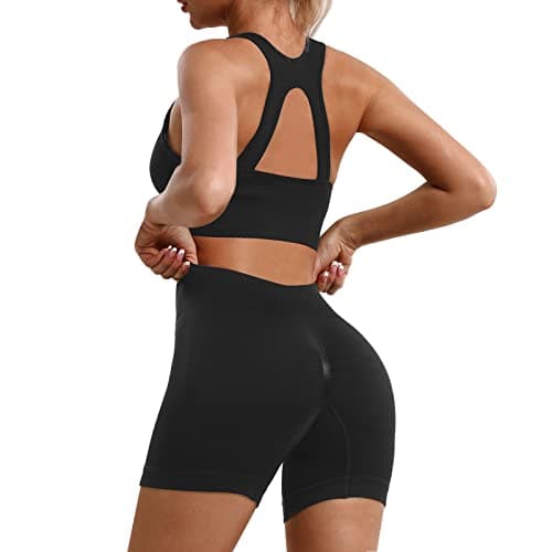 Lingdu Women's Yoga Outfits 2 piece Set