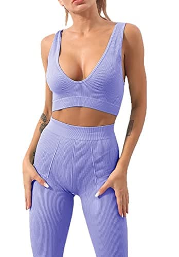Niyokki Women's Summer Workout Set: Sports Bra & Shorts
