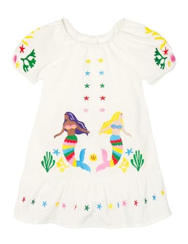 Minitaylor Girls' Casual Sleeveless Dresses Back Cutout Elastic Waist Pattern