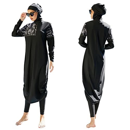 IMEKIS Women's Modest Muslim Burkini Swimwear