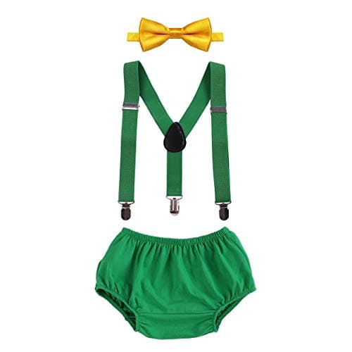 Baby Boys First Birthday Cake Smash Outfits Set