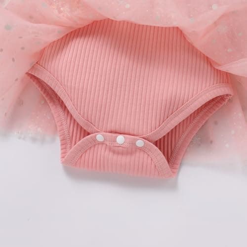 Baby Girl's 1st Birthday Outfit: Romper and Headband for Fall & Winter Cake Smash Photos
