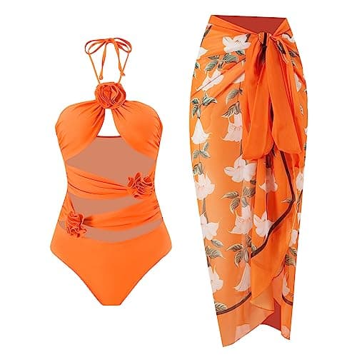 Tropical Flower Bikini Set for Women