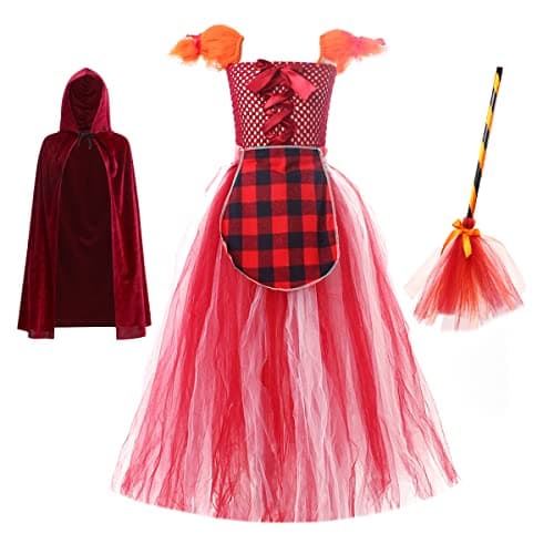 Girls Witch Halloween Costume for Kids 2-12T
