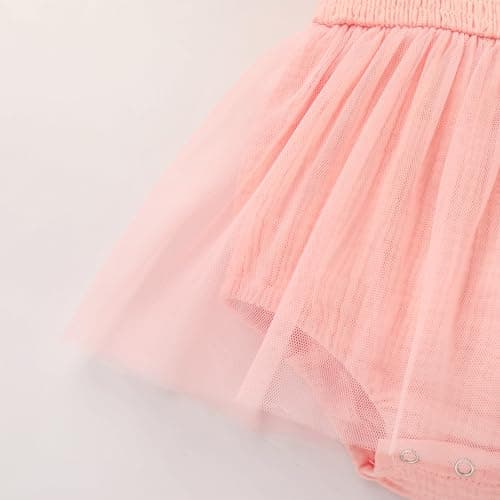 Baby Girl Strawberry Birthday Outfit: Boho Romper and Tulle Dress Set for Summer Cake Smash Photoshoot