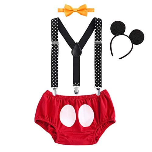 Baby Boys Birthday Cake Smash Outfit Set