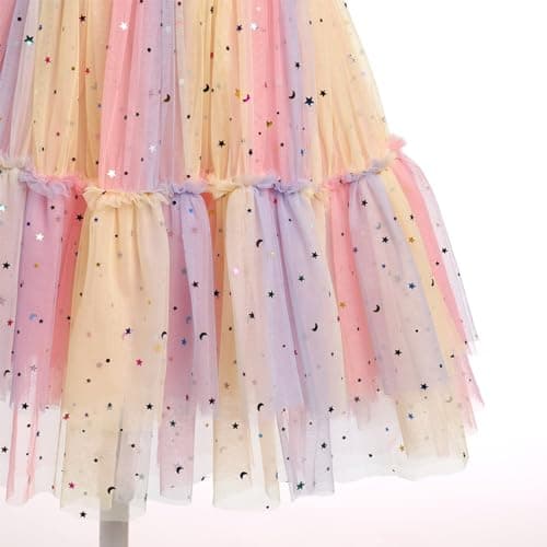 Confetti Stars Birthday Princess Dress for Toddler Girls