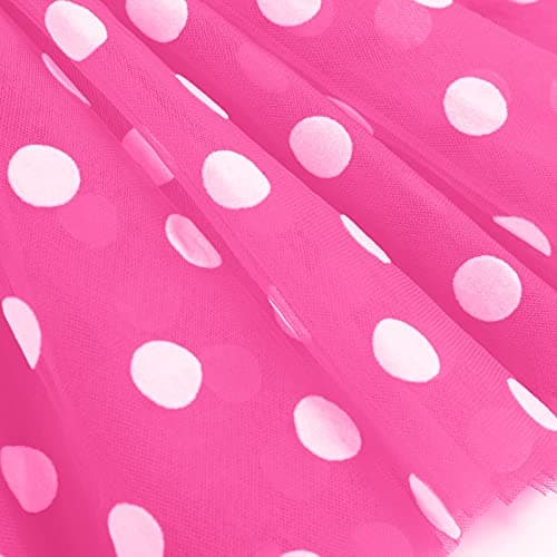 Birthday Outfit for Baby Girls: Mouse Ladybug Dress with Headband and Polka Dots Tutu Skirt Set