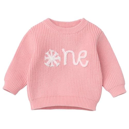 IBTOM CASTLE Embroidery Knitted Pullover Sweaters for Baby Boys & Girls