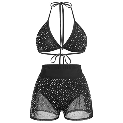 ABAFIP Women's Rhinestone Bikini Sets
