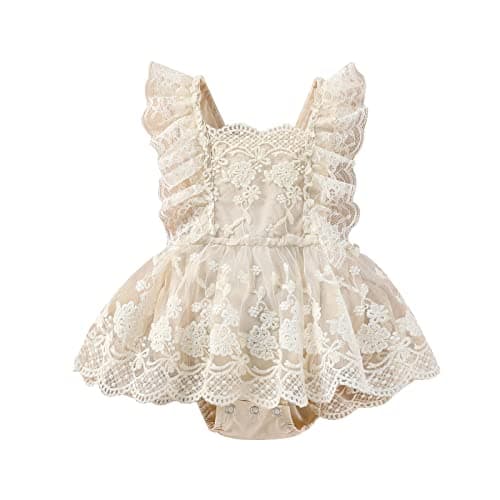 Newborn Baby Girl Butterfly Romper Jumpsuit