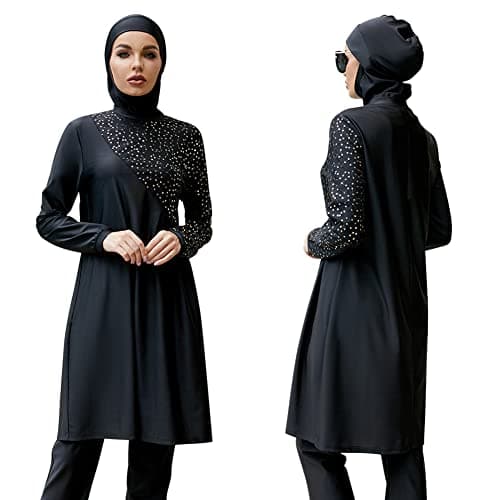 IMEKIS Women's Modest Muslim Burkini Swimwear