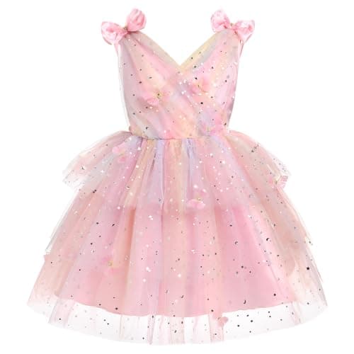 Butterfly Theme Toddler Girls Party Dress