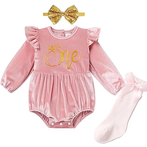 Winter Snowflake 1st Birthday Outfit for Baby Girls