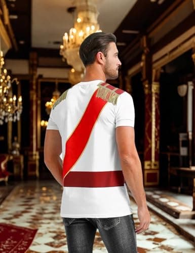 Funny Men's Prince Costume T-Shirt for Halloween