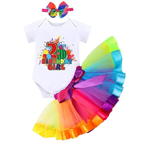 IMEKIS Baby Girls Watermelon 1st Birthday Outfit Summers Dress