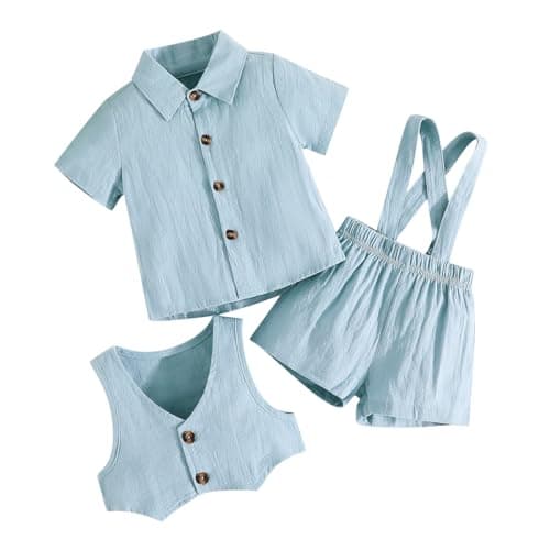 Toddler Boy Baptism Christening Outfit Wedding Suit