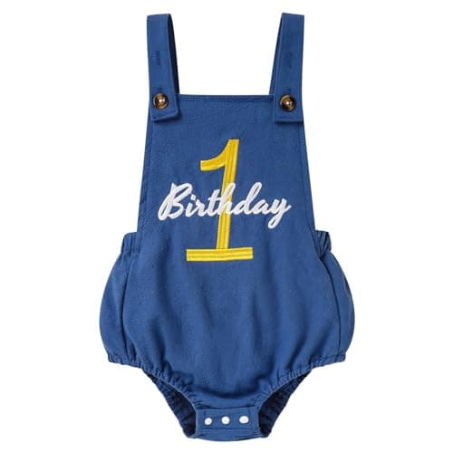 Sinhoon Baby Boys' & Girls' 1st Birthday Romper