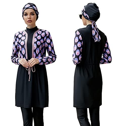 IMEKIS Women's Modest Muslim Burkini Swimwear