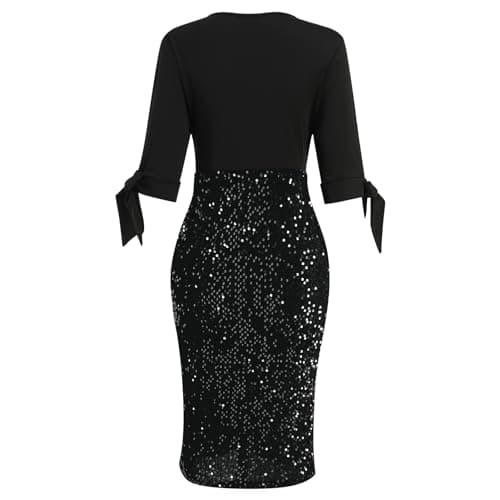 Women’s Plus Size Sparkle Sequins Cocktail Dress