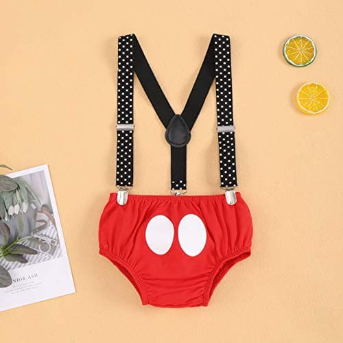 IBTOM CASTLE Baby Boys First Birthday Cake Smash Outfit Gentleman Tuxedo Clothes Set
