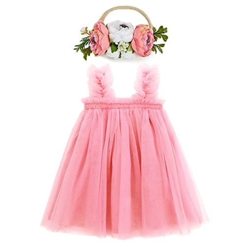 Century Star Baby Girl Easter & 1st Birthday Flower Dress