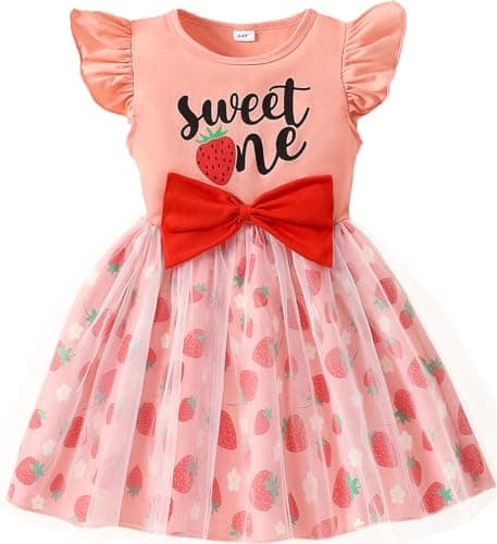 Gothletic Little Girls Tulle Tutu Dress for 2-7Y Summer Sundress
