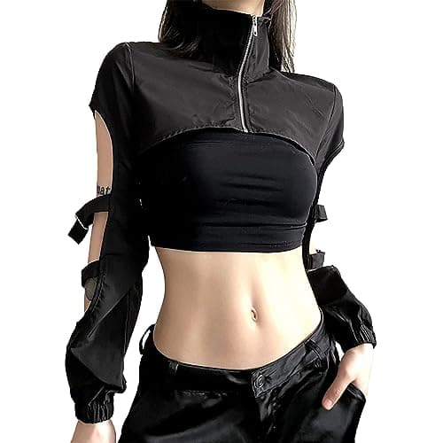 Reflective Rave Crop Top for Women