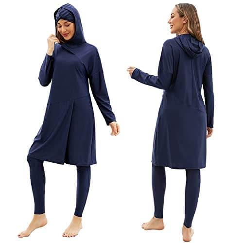 IMEKIS Women's Modest Muslim Burkini Swimwear