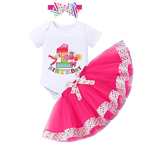 Toddler Girl Music Themed Birthday Outfit Set