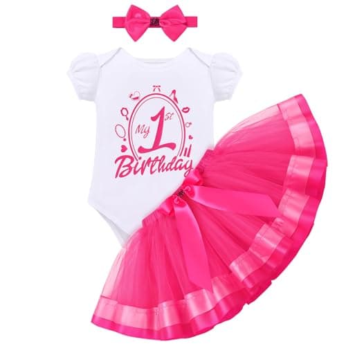 Toddler Baby Girls 1st Birthday Outfit Set