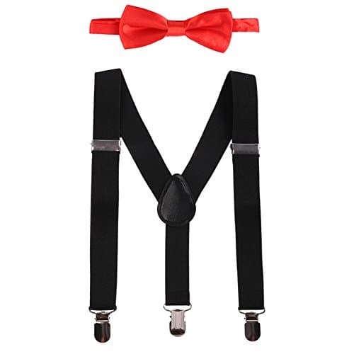 Baby Boys Suspenders and Bow Tie Set
