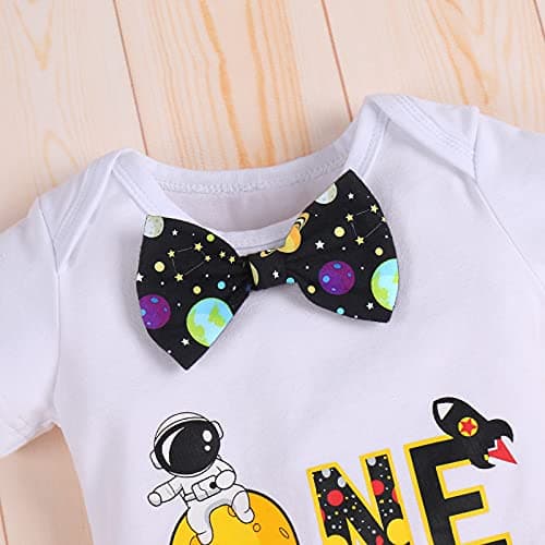 Baby Boys Space Birthday Cake Smash Outfit