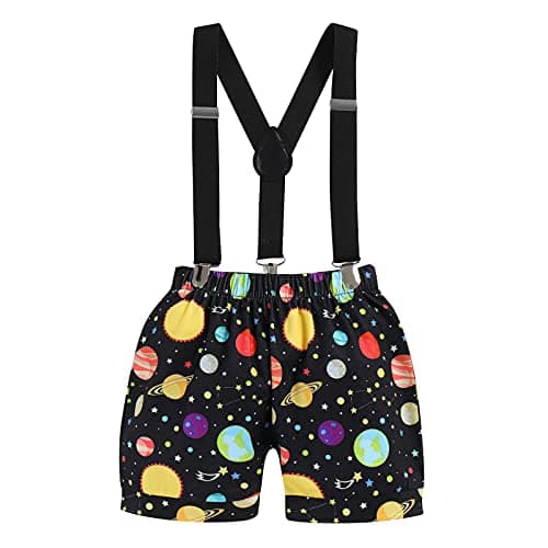 Baby Boys Space Birthday Cake Smash Outfit