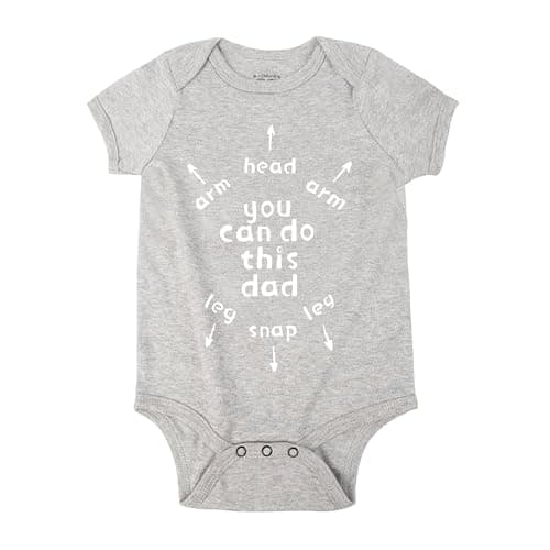 Cnins Funny Baby & Daddy Matching Outfit for 1st Birthday, Unisex 0-24M