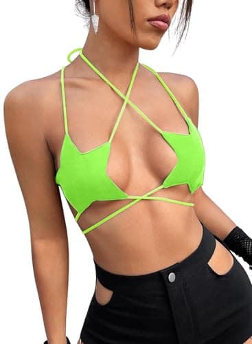 Ella Lust Rave Star Top for Women | EDC Festival Dance Bra Outfit