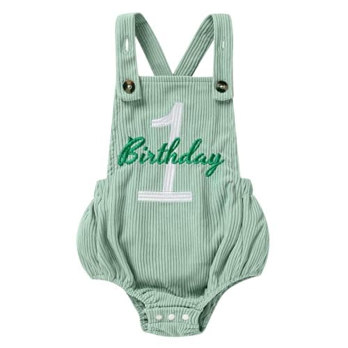 Sinhoon Baby Boys' & Girls' 1st Birthday Romper