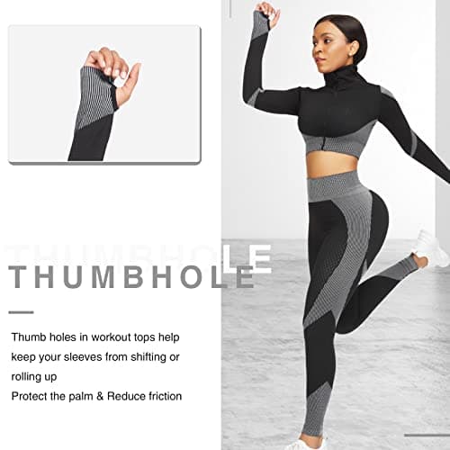 Women's Seamless 2 Piece Yoga Workout Sets by FeelinGirl