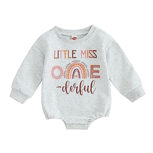 Baby Girl First Birthday Outfit Little Miss Onederful Romper
