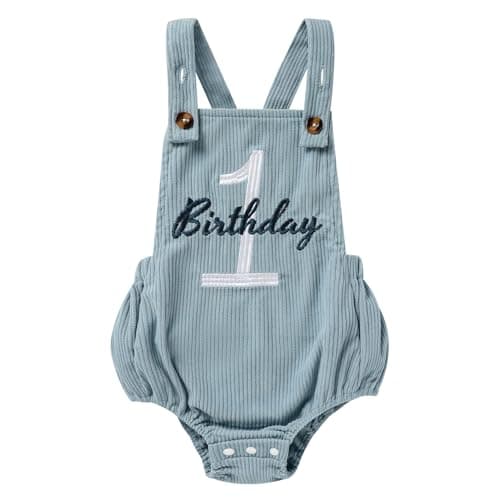 Sinhoon Baby Boys' & Girls' 1st Birthday Romper