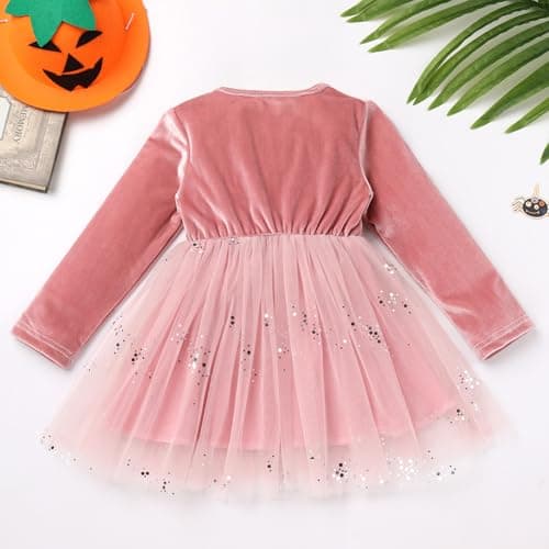 Velvet Snowflake Dress with Headband for Baby Girls' 1st Birthday Cake Smash Photos