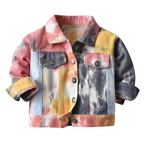 IMEKIS Toddler Denim Hooded Coat for Boys & Girls Fall Outwear