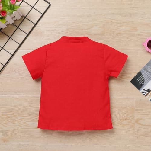 IMEKIS Toddler Boys Traditional Mexican Outfit for Birthday Party Shorts Shirts