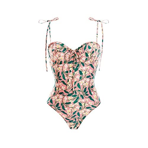 IMEKIS Women's Floral Beach Swim Suit Wrap Skirt Summer Holiday Outfit